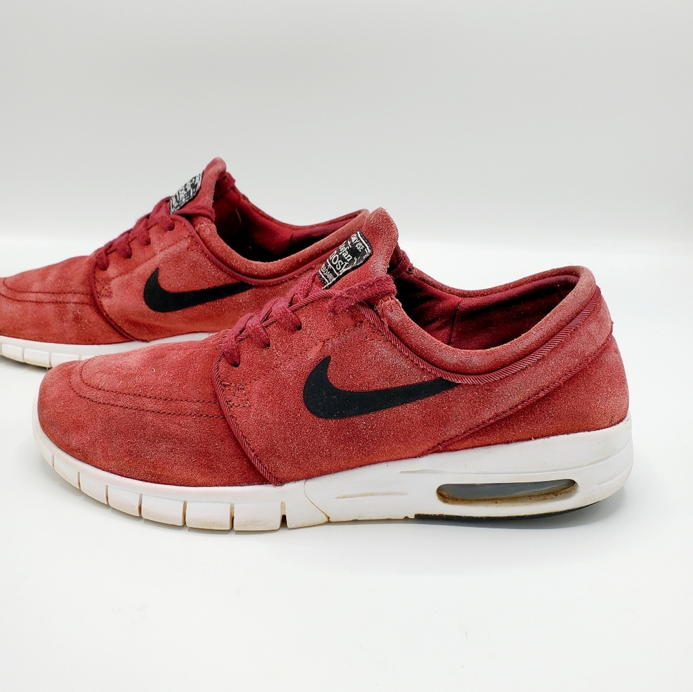 Nike Zoom Stefan Janoski Red Suede Skateboarding
